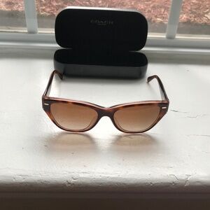 Coach Women’s Sunglasses- Tortoise, Transparent Pink